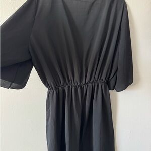 Elegant Black Women's Dress